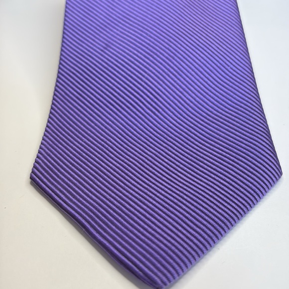 Brooks Brothers Makers Lavender & Purple Striped Tie - Picture 2 of 6